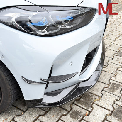 MAX CARBON Dry Carbon Prepreg Front Attachment Front Lip One Piece for BMW G80 G81 G82 G83 M3 M4