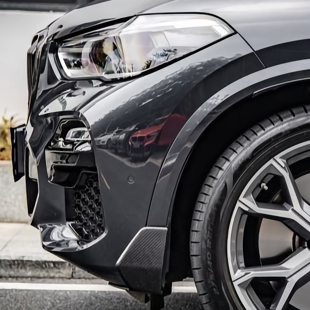 MAX CARBON Performance Large Front Lip Spoiler for BMW G05 LCI X5 