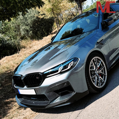 MAX CARBON Dry Carbon large front lip set suitable for BMW M5 F90 only LCI