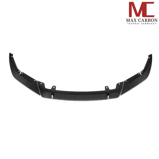 MAX CARBON Dry Carbon sporty large front lip front spoiler suitable for BMW M5 F90 LCI