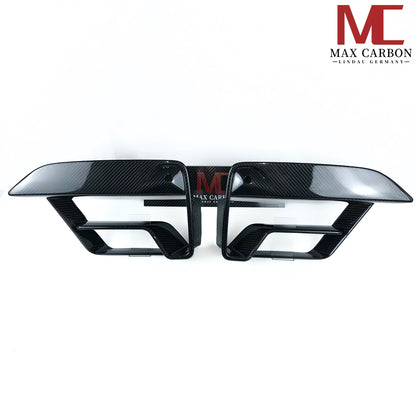 MAX CARBON Dry Carbon Front Air Intake Cover Attachment suitable for BMW M5 F90 LCI 