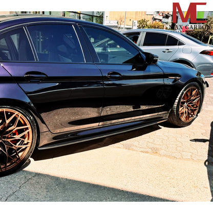 MAX CARBON Dry Carbon Prepreg Replacement Side Skirts Insert for BMW M5 F90 G30 5 Series