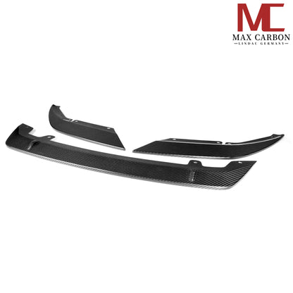 MAX CARBON Dry Carbon sporty large front lip front spoiler suitable for BMW M5 F90 LCI