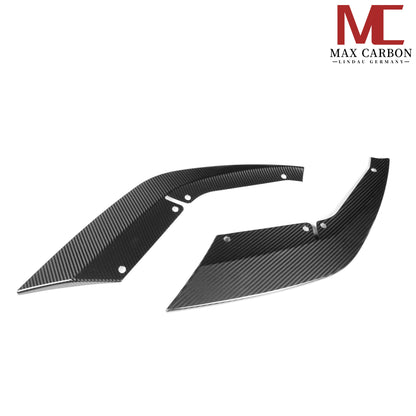 MAX CARBON Dry Carbon sporty large front lip front spoiler suitable for BMW M5 F90 LCI