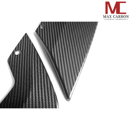 MAX CARBON Dry Carbon sporty large front lip front spoiler suitable for BMW M5 F90 LCI