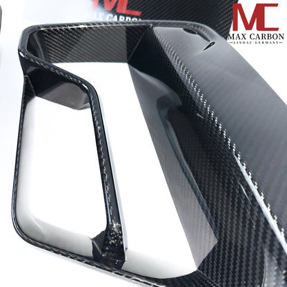 MAX CARBON Dry Carbon Front Air Intake Cover Attachment suitable for BMW M5 F90 LCI 