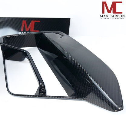 MAX CARBON Dry Carbon Front Air Intake Cover Attachment suitable for BMW M5 F90 LCI 