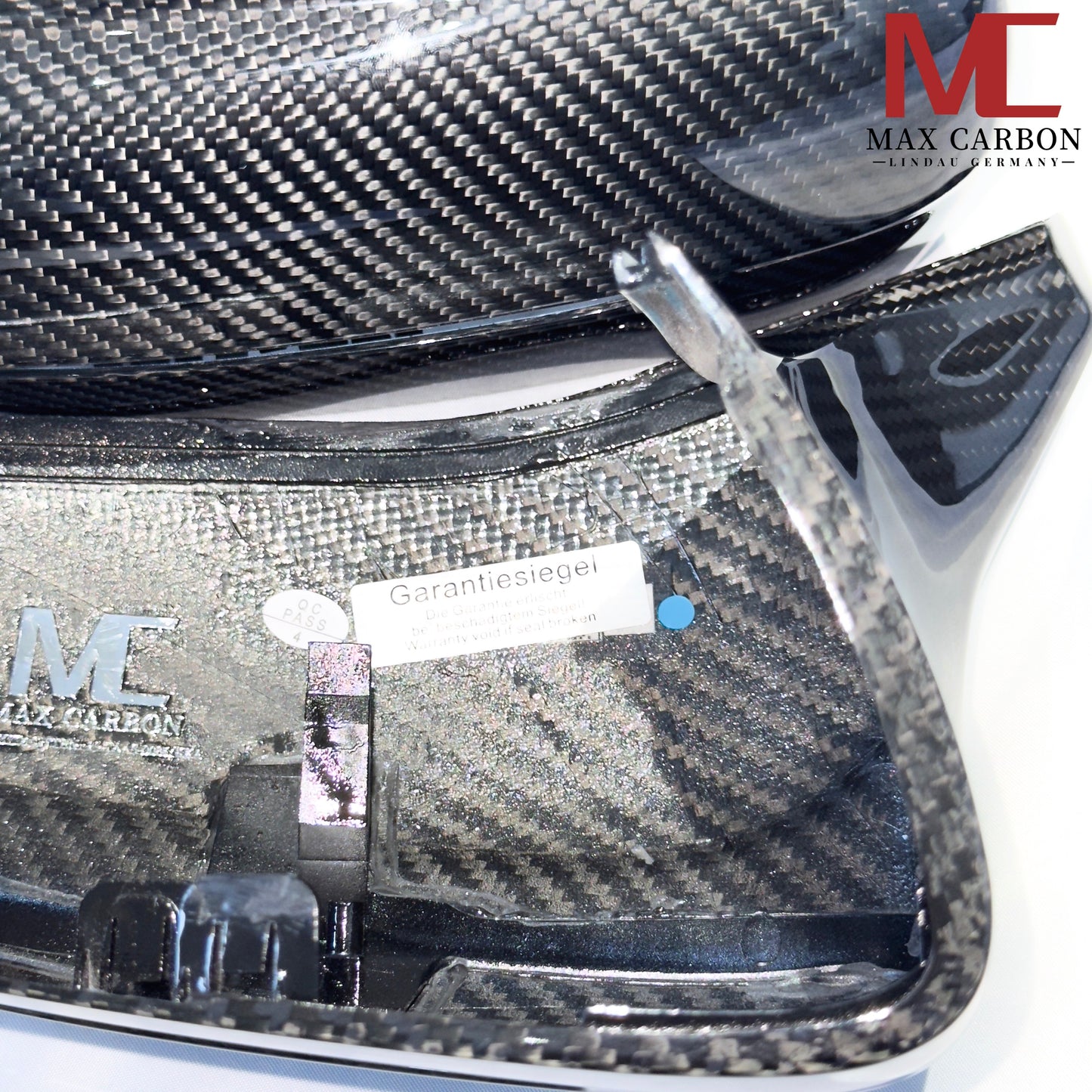 MAX CARBON Performance mirror cap housing for BMW M5 F90 M8 F91 F92 F93 
