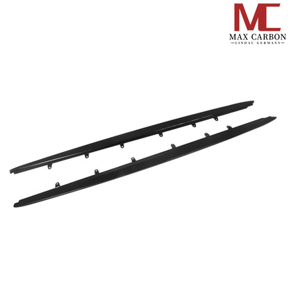 MAX CARBON Dry Carbon Prepreg Replacement Side Skirts Insert for BMW M5 F90 G30 5 Series