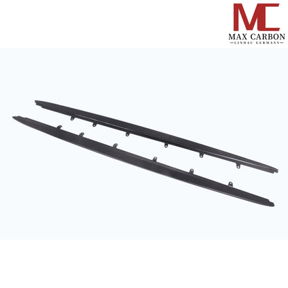 MAX CARBON Dry Carbon Prepreg Replacement Side Skirts Insert for BMW M5 F90 G30 5 Series
