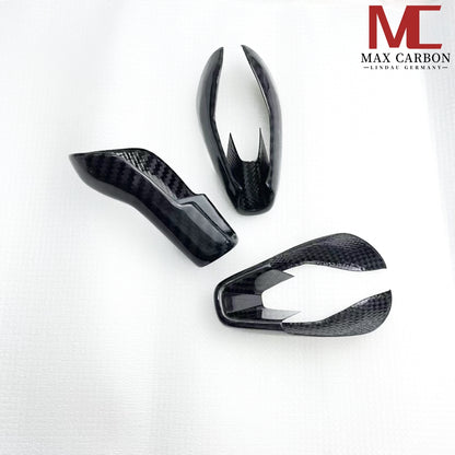 MAX CARBON Dry Carbon 1 piece gear knob attachment suitable for BMW M2 G87 M3 G80 G81 M4 G82 G83