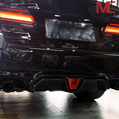 MAX CARBON Dry Carbon Diffuser Rear Diffuser suitable for BMW M5 F90 incl. LCI and CS with LED 