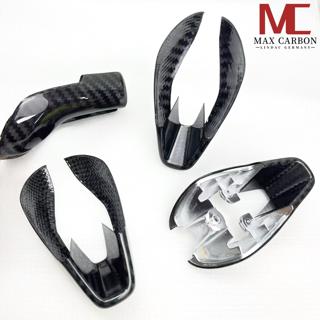 MAX CARBON Dry Carbon 1 piece gear knob attachment suitable for BMW M2 G87 M3 G80 G81 M4 G82 G83
