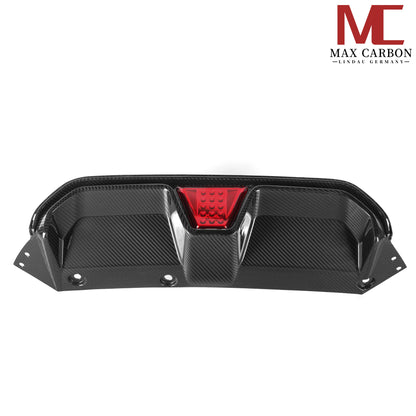 MAX CARBON Dry Carbon Diffuser Rear Diffuser suitable for BMW M5 F90 incl. LCI and CS with LED 