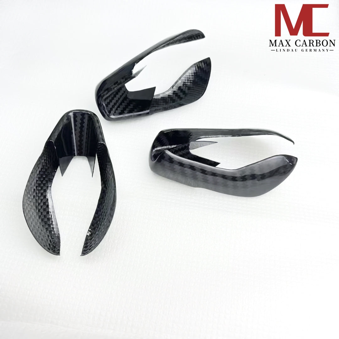 MAX CARBON Dry Carbon 1 piece gear knob attachment suitable for BMW M2 G87 M3 G80 G81 M4 G82 G83
