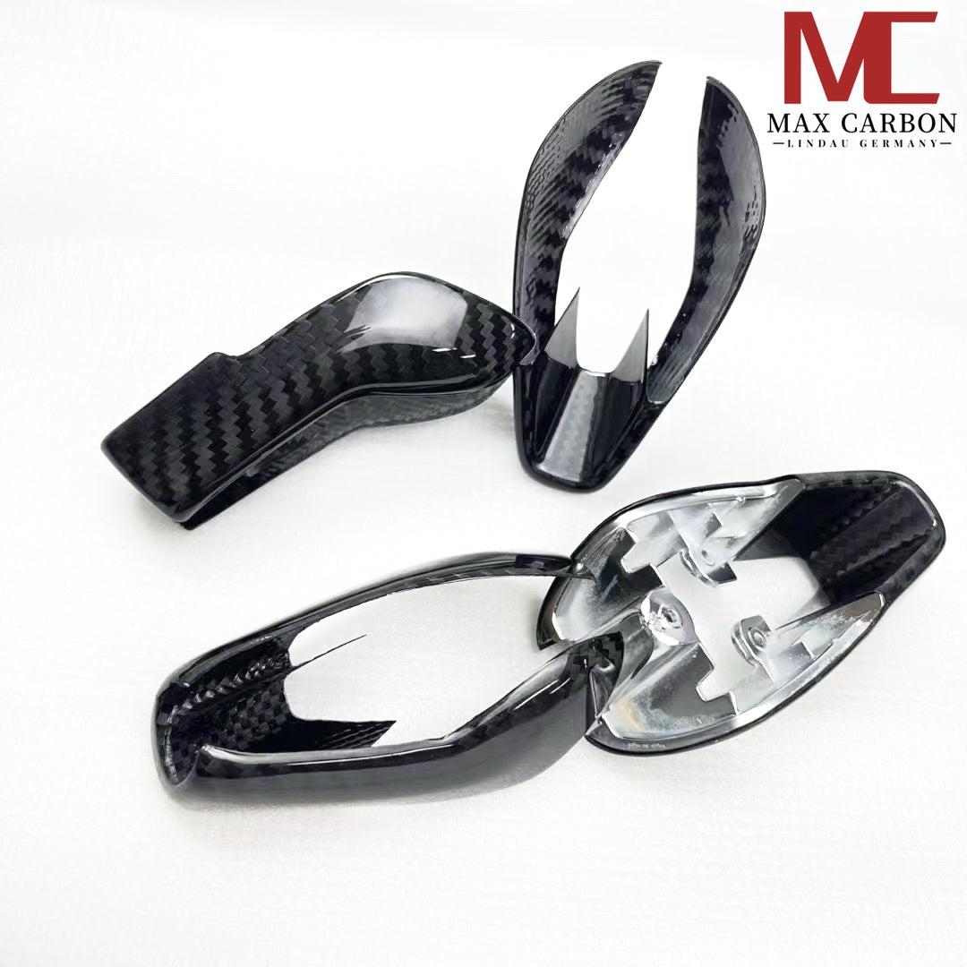 MAX CARBON Dry Carbon 1 piece gear knob attachment suitable for BMW M2 G87 M3 G80 G81 M4 G82 G83