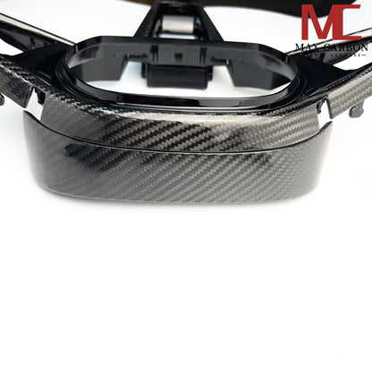 MAX CARBON Dry Carbon Prepreg Steering Wheel Upper Cover Clasp Replacement for BMW M2 G87 M3 G80 G81 M4 G82 G83 M5 F90 M8 F92 F93 F91 X3M F97 X4M F98 X5M F95 X6M F96 XM 
