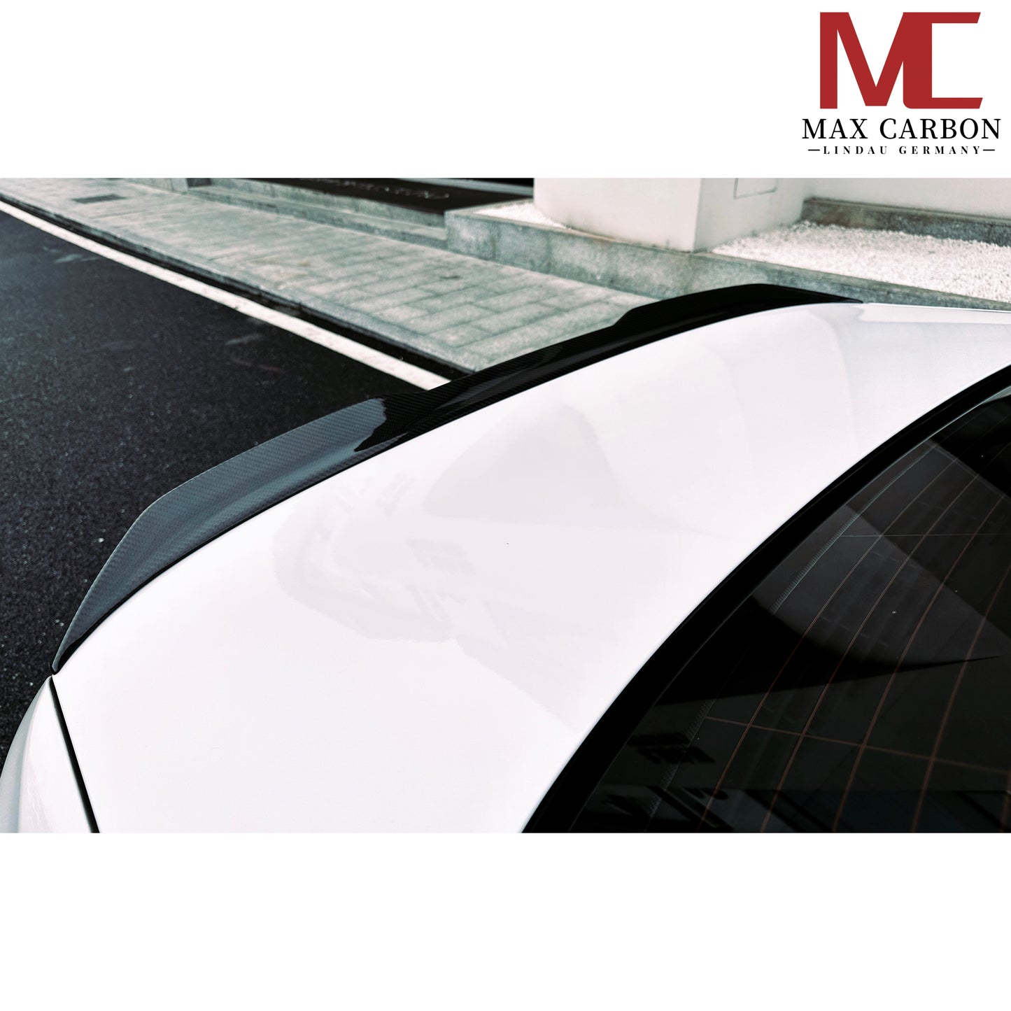 MAX CARBON Dry Carbon Rear Spoiler Lip Rear Spoiler suitable for BMW 5 Series G30 M5 F90 incl. LCI and CS 