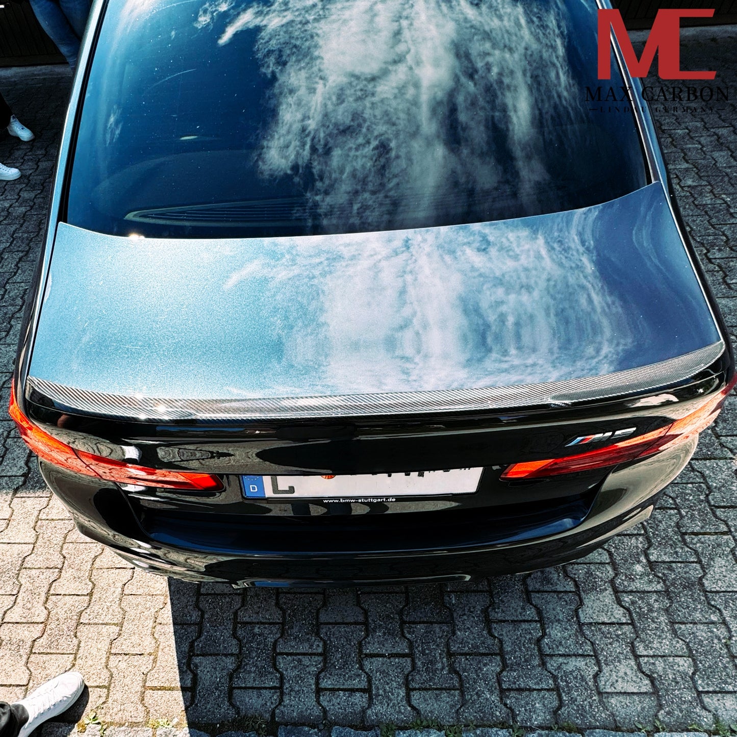 MAX CARBON Dry Carbon Rear Spoiler Lip Rear Spoiler suitable for BMW M5 F90 incl. CS G30 LCI 
