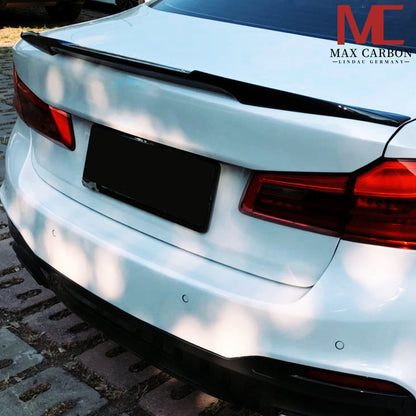MAX CARBON Dry Carbon Rear Spoiler Lip Rear Spoiler suitable for BMW M5 F90 incl. CS G30 LCI 