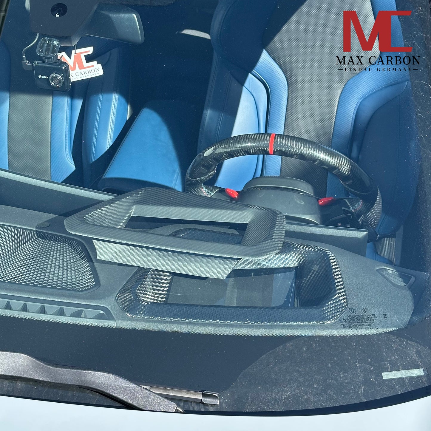 MAX CARBON MATT Carbon HUD Interior Cover suitable for BMW G87 G80 G81 G82 G83 M3 M4 M2 