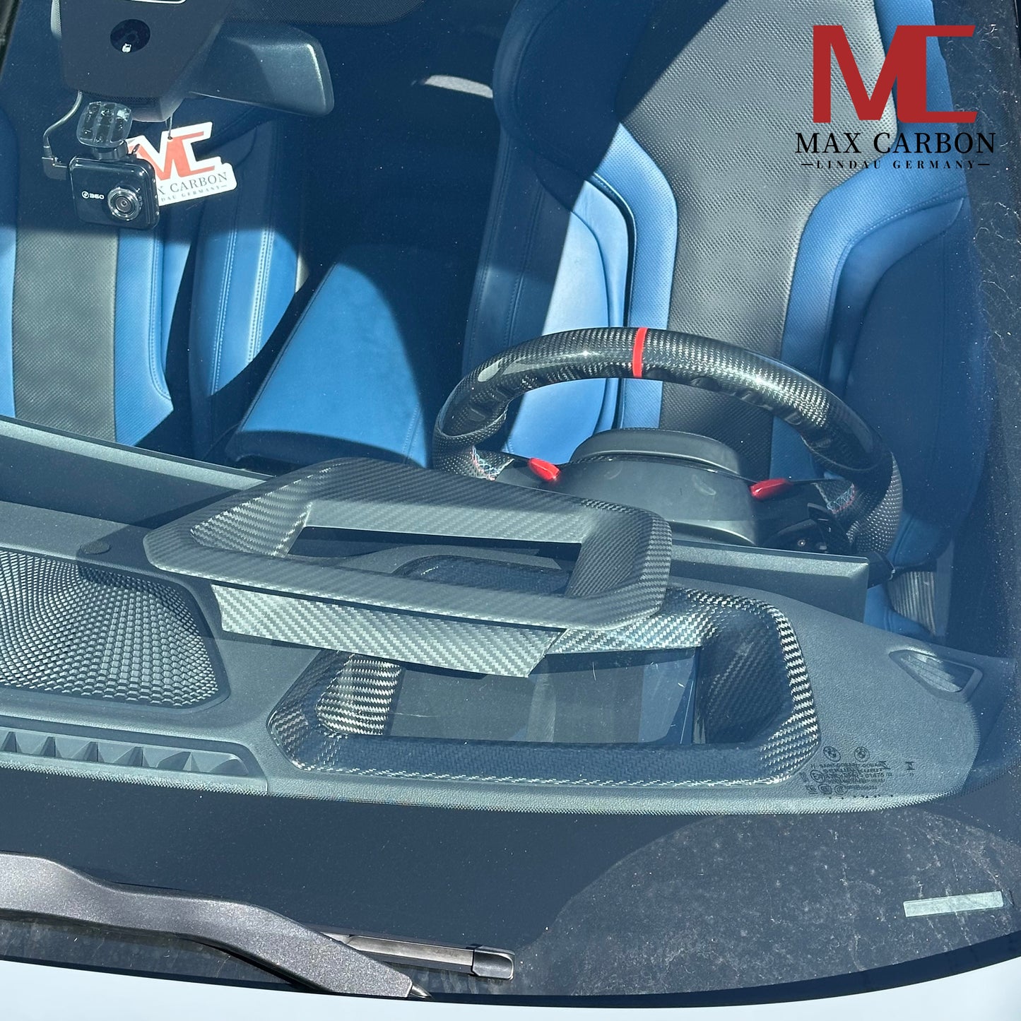 MAX CARBON MATT Carbon HUD Interior Cover suitable for BMW G87 G80 G81 G82 G83 M3 M4 M2 
