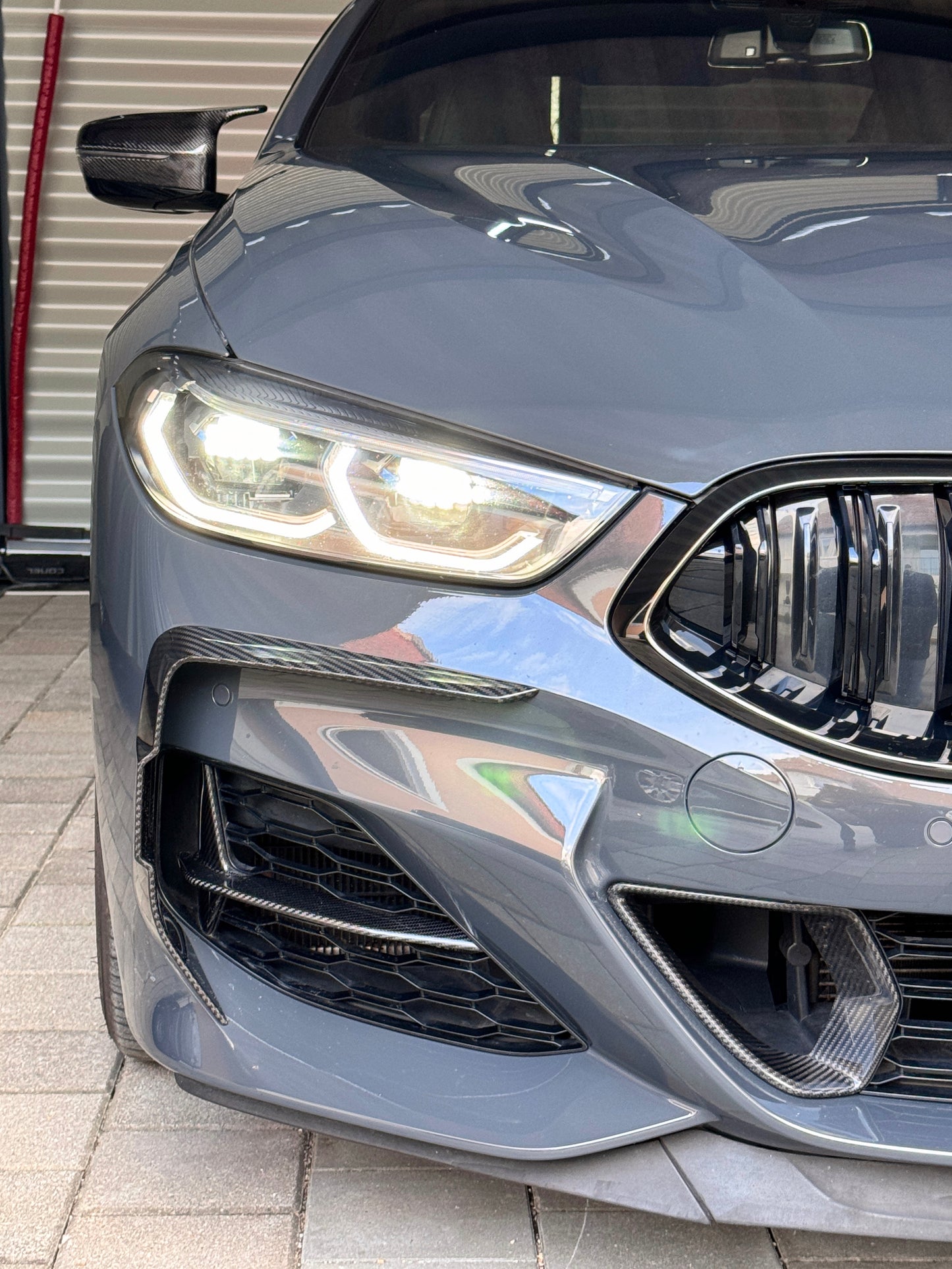 MAX CARBON Performance Real DRY CARBON PrePreg Front Lip Flick for BMW G14 G15 G16 M850